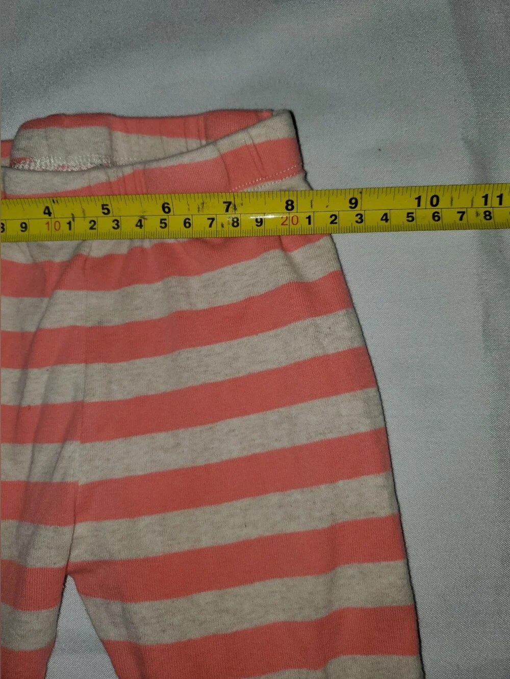 Girls Beige and Coral Fox Pajama Set - Kids Long Sleeve Two-Piece